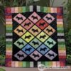 Colorful Scotties Quilt Blanket Yhn2  Quilt